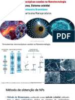 5 Nanotecnologia Sistema Coloidal Movimemto Brawniano NPs