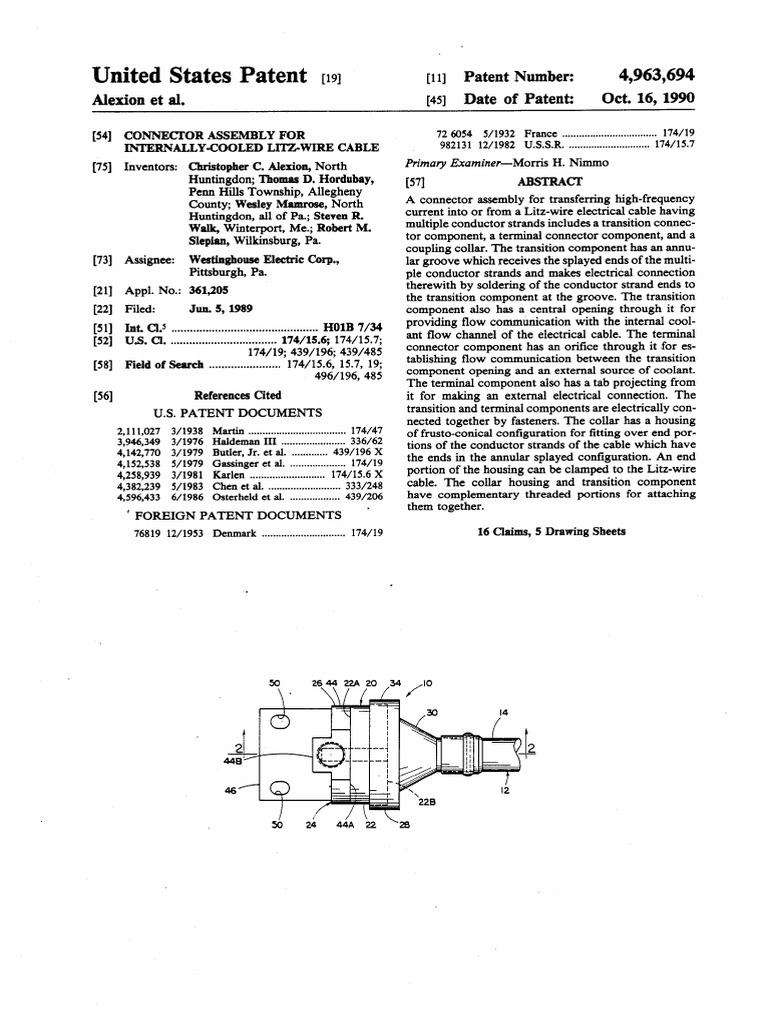 Connection Assembly For Litz Wire | PDF | Electrical Connector ...