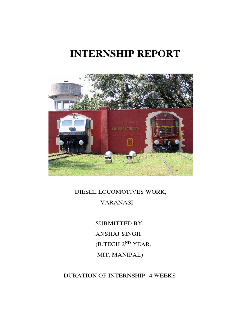 Diesel Work 4 Weeks Internsh PDF Welding Construction