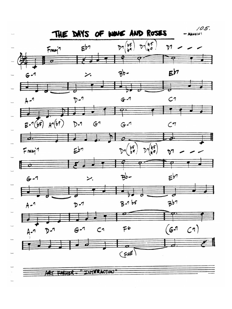 The Day of Wine and Roses PDF