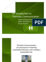 Introduction To Thematic Communication
