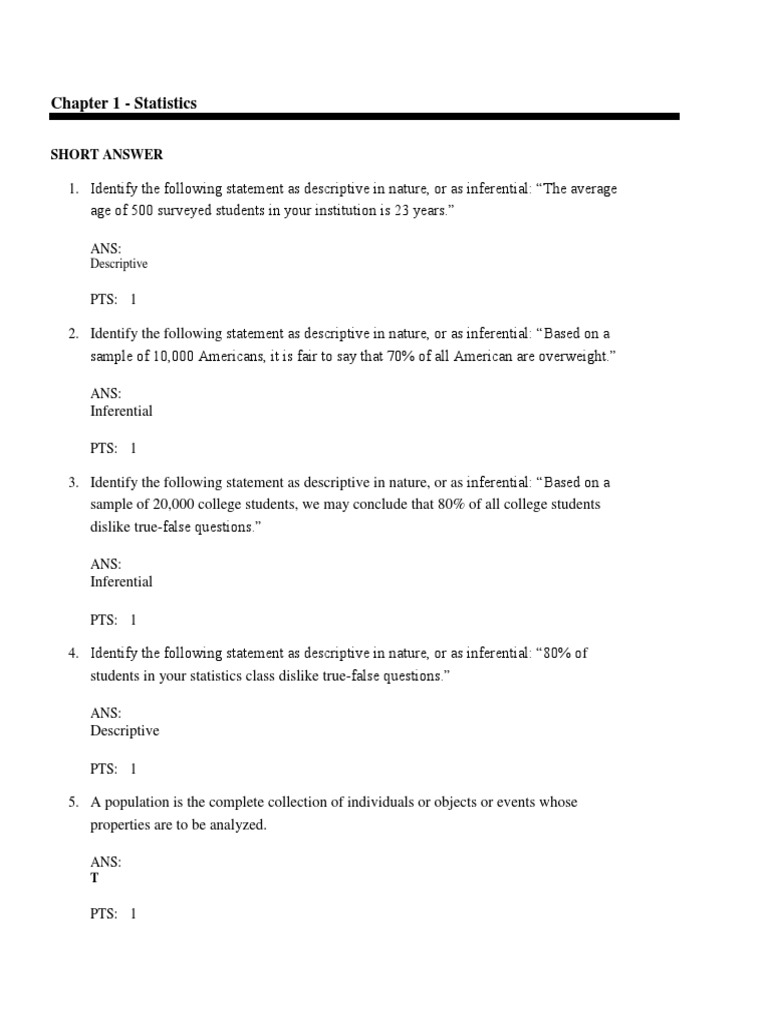 Chapter 1 statistics pdf standard score standard deviation