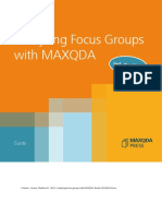 Analyzing Focus Groups With MAXQDA