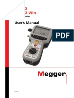 Megger MOM2 Win User Manual