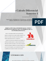 Derivación para Determinar El Costo y Beneficio Marginal de Las Empresas de La Economía Bogotana.