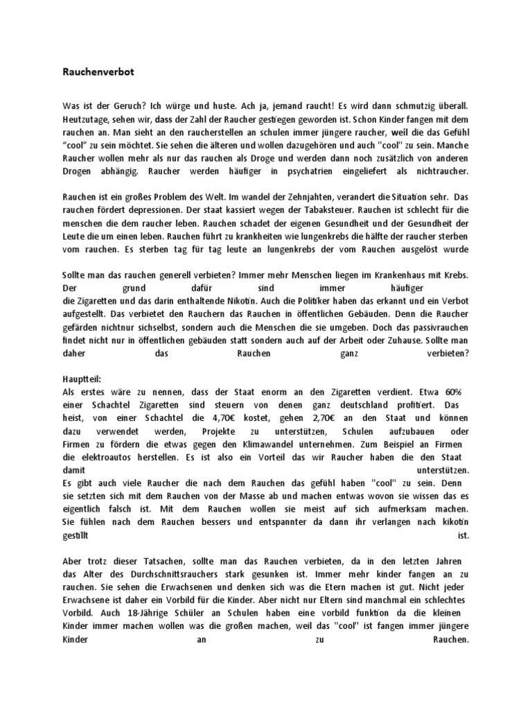 Rauchen | PDF
