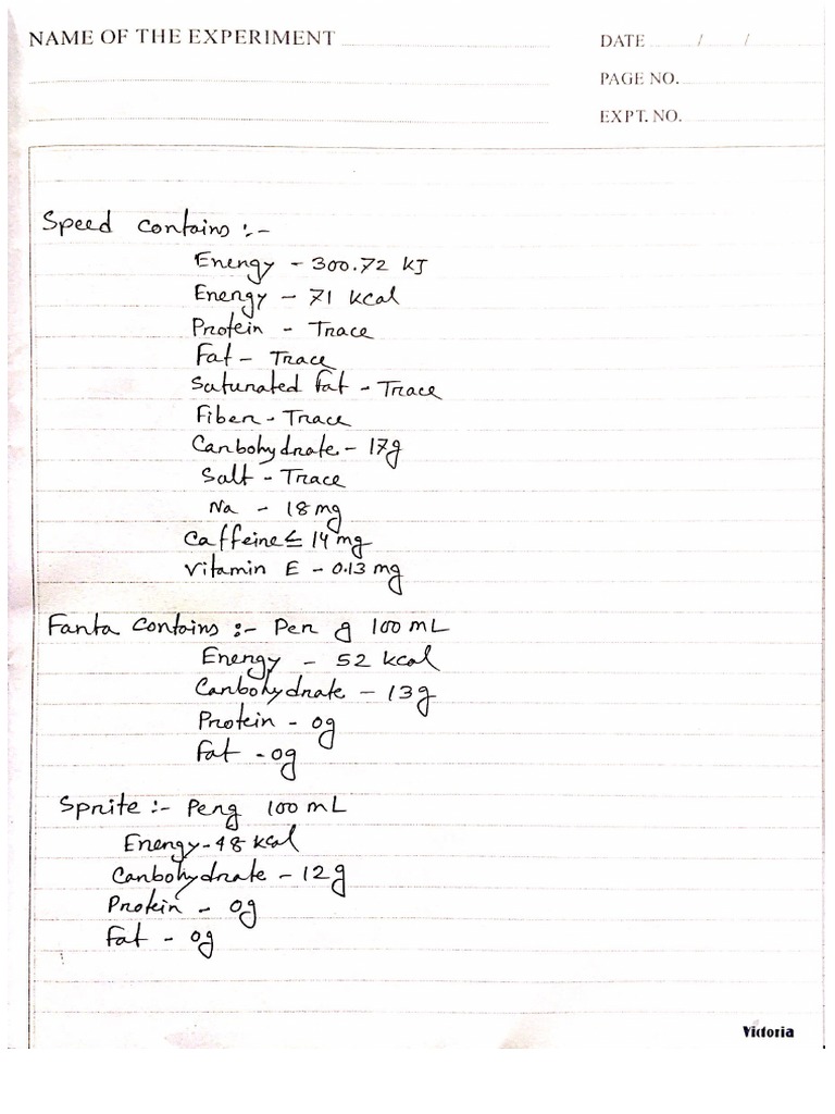 Food Lab 18309009 | PDF