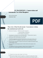 WOLRD in TRANSITION Conservation and Sustainable Use of The Biosphere - SEPTI ANITASASARI - 227000100111009