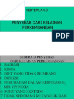 K 3. Penyebab Malformasi-Dosis Dan Waktu Perlakuan