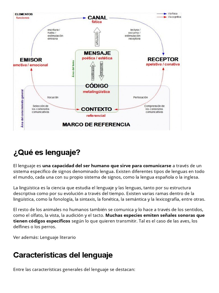 Definición y Tipos de Lenguaje | PDF | Lingüística | Habla