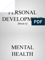 Week6. Personal Development