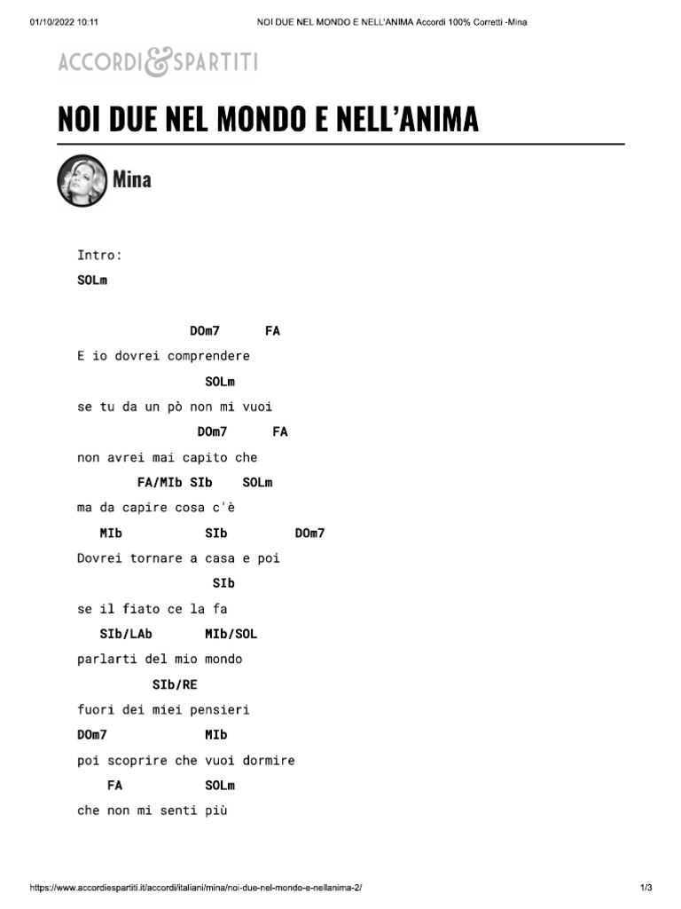 Noi Due Nel Mondo PDF