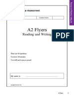 Reading & Writing - Flyers Practice Test 1