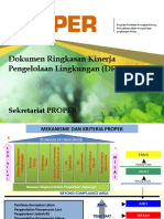 Dokumen Ringkasan Kinerja Pengelolaan Lingkungan (DRKPL) : Sekretariat PROPER