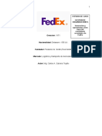 ESTUDIO de CASO (FedEX) - Derecho Empresarial. Carlos Cabrera