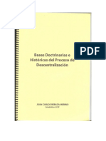 Bases de La Descentralizacion (Para Control 1)
