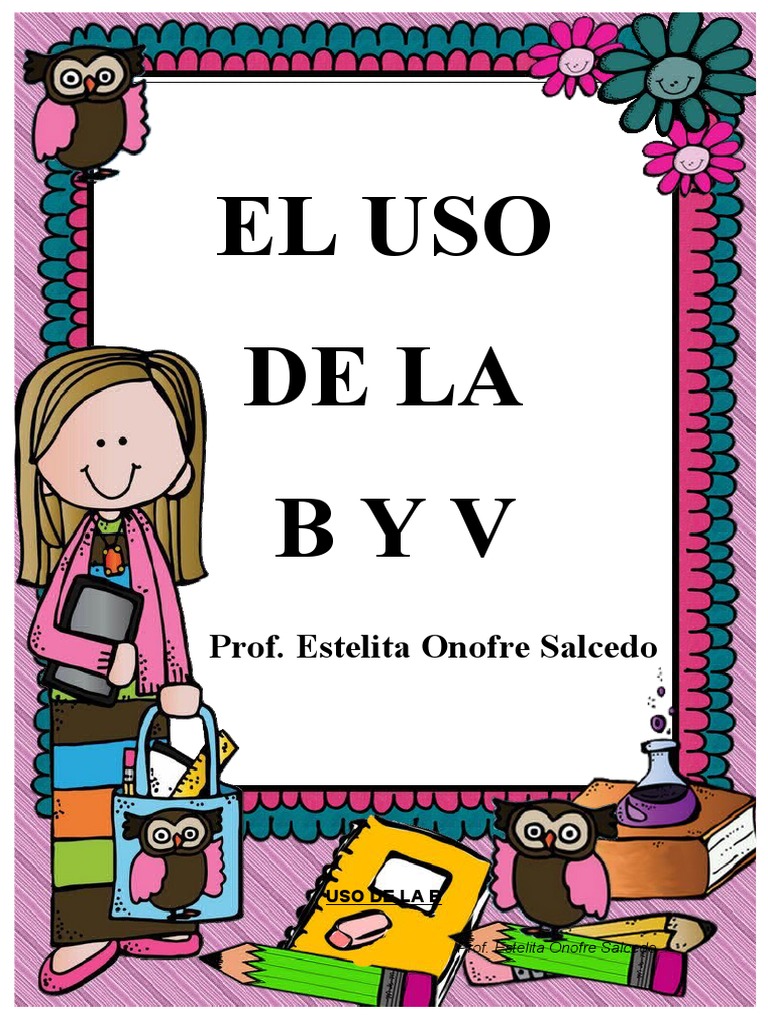 Uso de la B y V en Primaria | PDF | Estudios de idiomas extranjeros ...