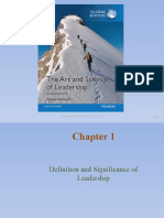 Chapter 1 - Definition Significance of Leadership