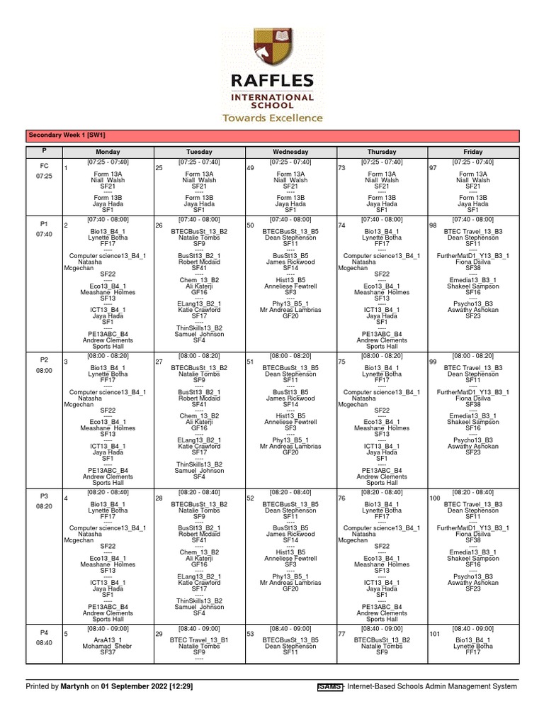 Newcastle Bus Route 13 Timetable