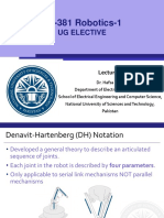 EE-381 Robotics-1 Denavit-Hartenberg (DH) Notation