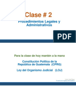 Procedimientos Legales y Administrativos