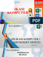 Ajar Aplikasi Komputer 1 Ms Office