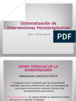 Clase Psicoterapia, Tesis