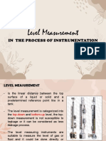 Level Measurement Fundamentals and Types