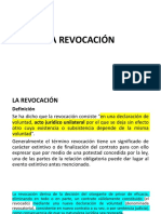 Revocación y clasificaciones