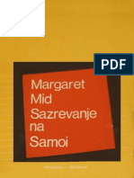 Margaret Mead - SAZREVANJE NA SAMOI