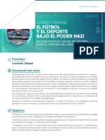 Curso Online El Fútbol y El Deporte Bajo El Poder Nazi - UFLO Universidad