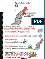 New England, Middle, & Southern Colonies