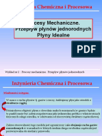 Wyklad - 2 - Przepływ Płynów Jednorodnych, Płyny Idealne