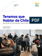 Tenemos Que Hablar de Chile - Informe Preliminar