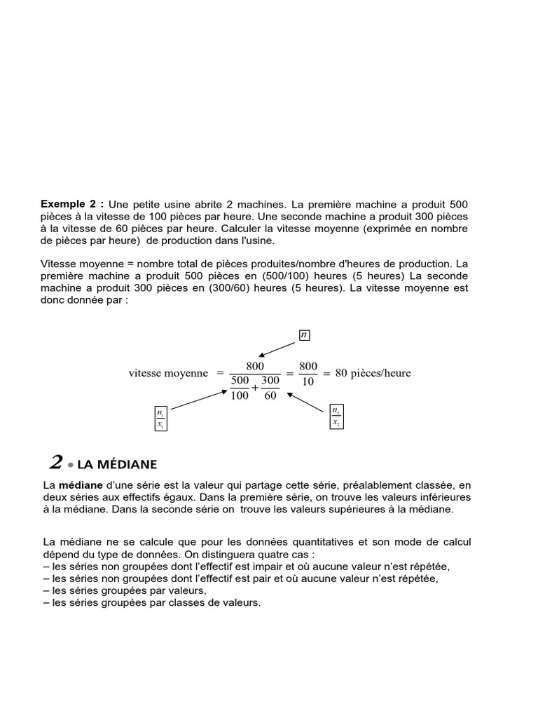 La Médiane Boite A Moustache | PDF | Indicateur de dispersion | Moyenne
