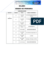 Silabo - 5to Grado