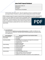 CLC 12 - Capstone Draft Proposal Worksheet