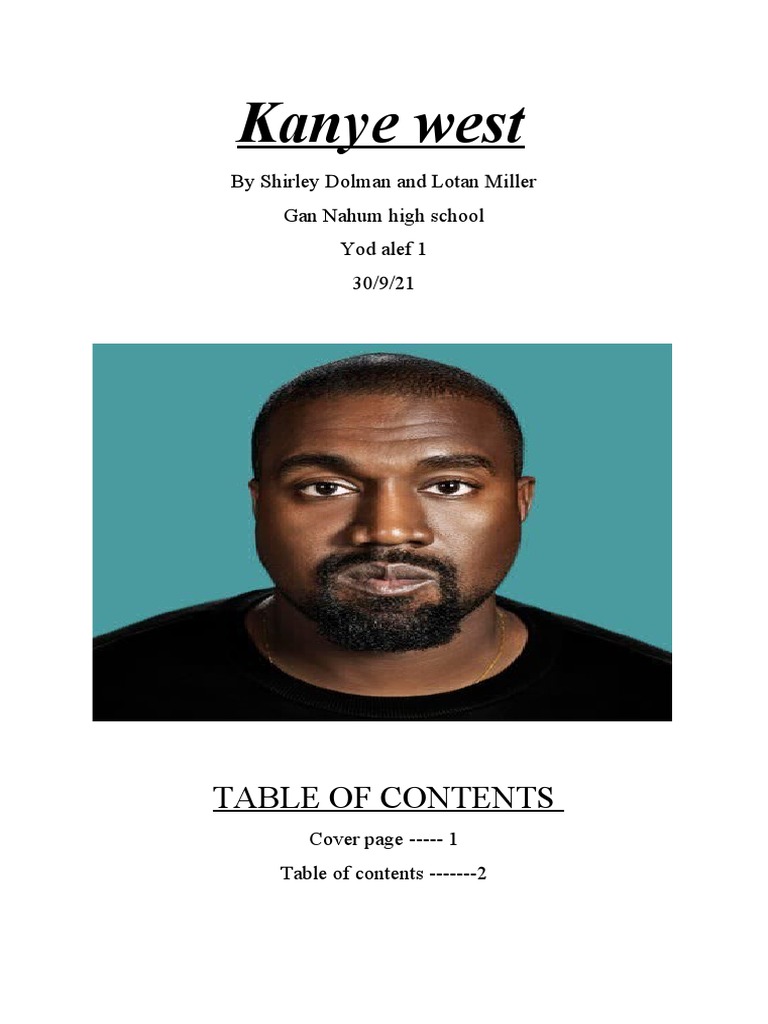 Kanye West PDF