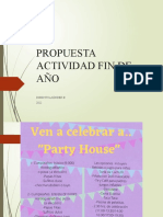 Propuesta Actividad Fin de Año