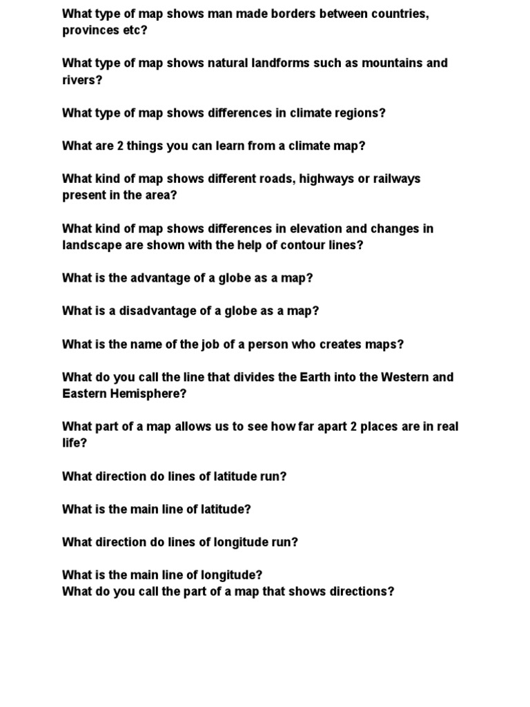 Hudson practice map test pdf