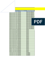 Tablas de Materiales