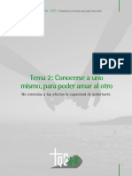 2 Conocerse A Uno Mismo para Poder Amar Al Otro