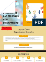 Ley Gral. para La Inclusión de Personas Con Discapacidad.