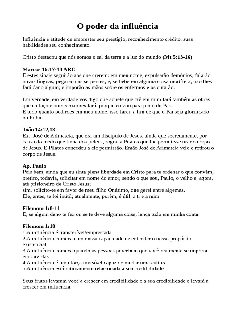 O Poder Da Influência Pdf