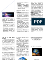 Tríptico la tierra como sistema