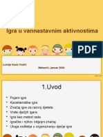 Igra U Vannastavnim Aktivnostima