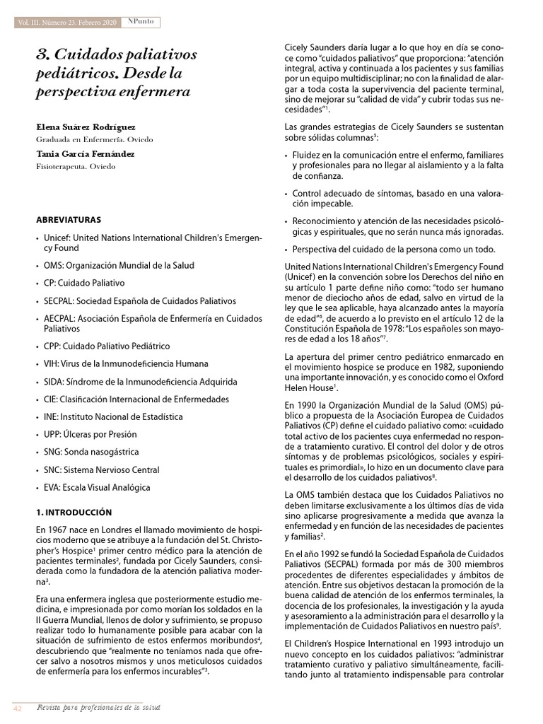 Cuidados Paliativos Pediatricos Descargar Gratis Pdf Enfermería