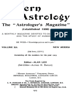 1915 Alan Leo Modern Astrology Magazine Vol.12