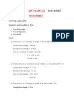 GCSE Exam Question Area of A Trapezium | PDF | Area | Mathematics