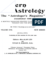 1920 Alan Leo Modern Astrology Magazine Vol.17